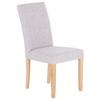 Esszimmerstuhl John Naturfarben Gepolstert - Beige/Naturfarben, KONVENTIONELL, Holzwerkstoff/Textil (43,5/94/59cm)