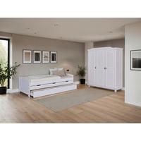 EINZELZIMMER Bastian Weiß 2-teilig - Weiß/Naturfarben, MODERN, Holz - MID.YOU
