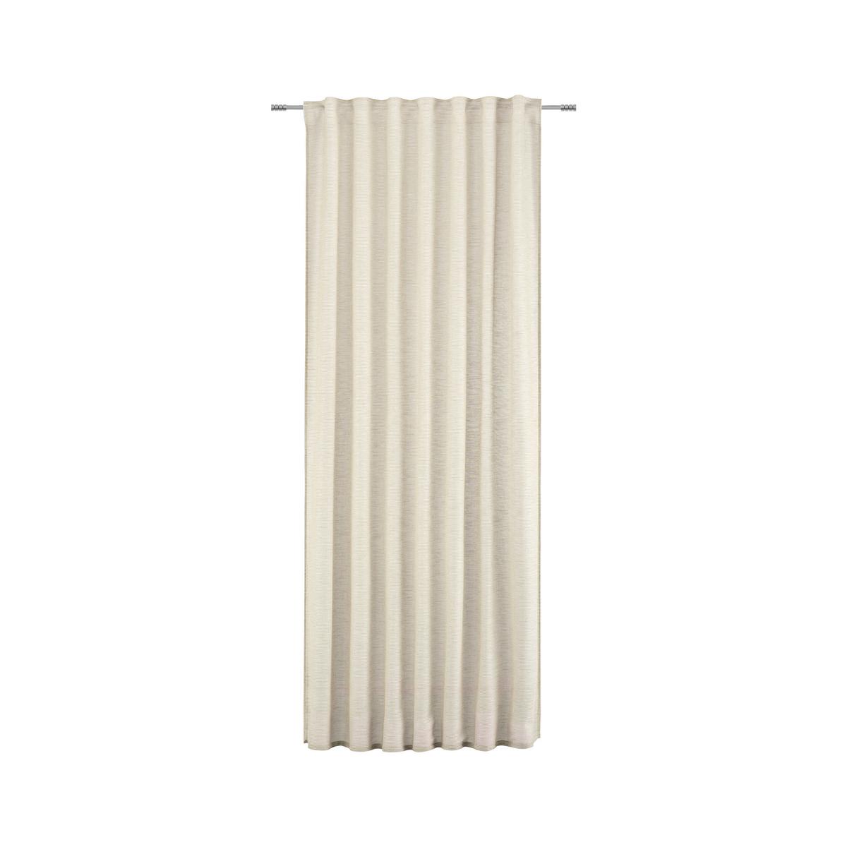 HOTOVÝ ZÁVES Eva, 140/255cm, béžová - béžová, Romantik / Landhaus, textil (140/255cm) - Premium Living