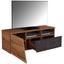 Tv Diel Venedig - farby dubu/tmavohnedá, Moderný, kompozitné drevo (140/47/40cm) Tv Diel Venedig - farby dubu/tmavohnedá, Moderný, kompozitné drevo (140/47/40cm)