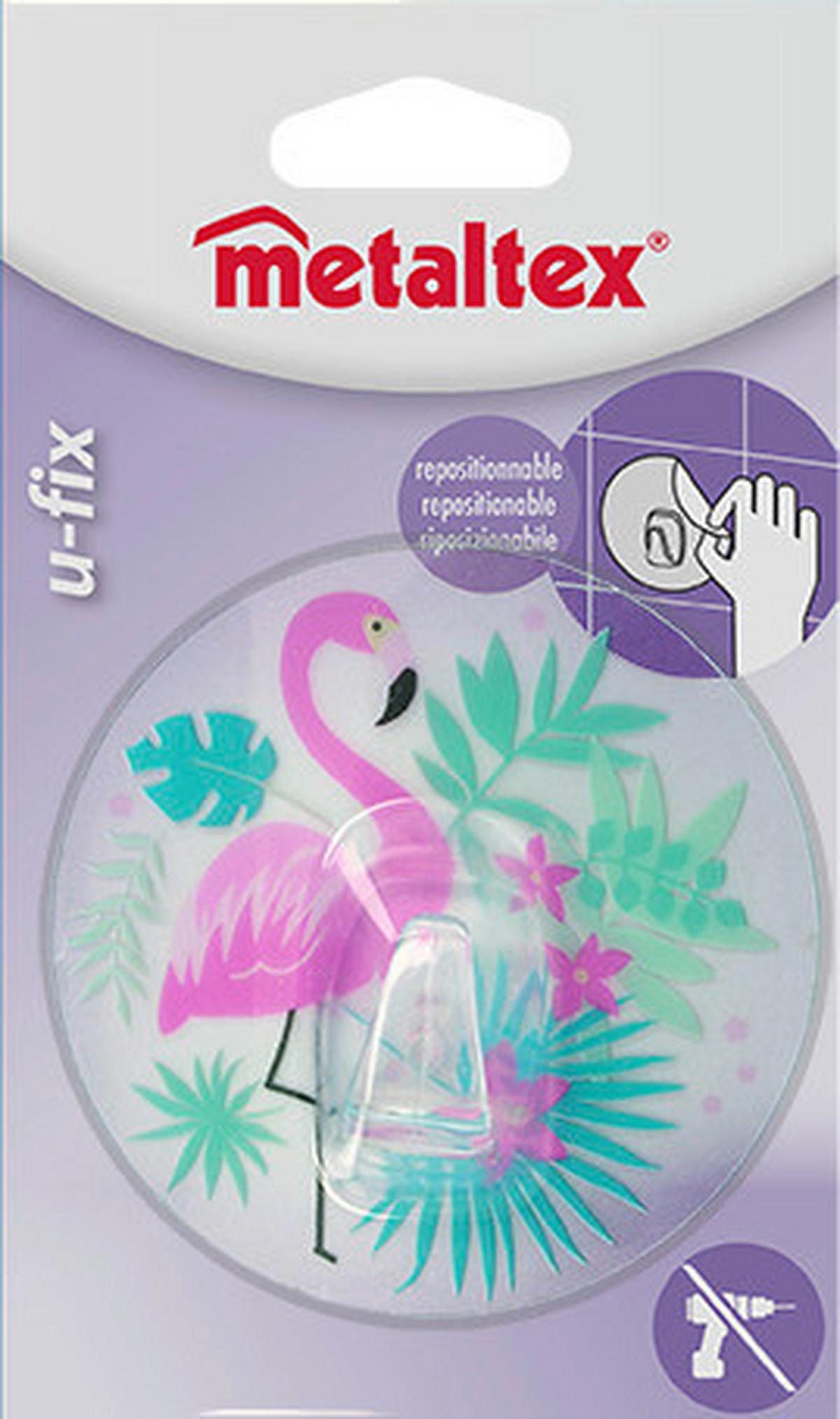 Öntapadós Akasztó Mx294805 U-Fix - műanyag (8/3/8cm)