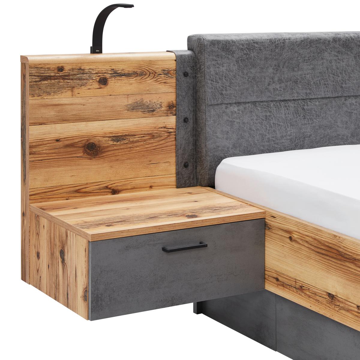 Leselampe Alicante Tageslichtweiß + Usb-Anschluss - Schwarz, MODERN, Kunststoff - Luca Bessoni