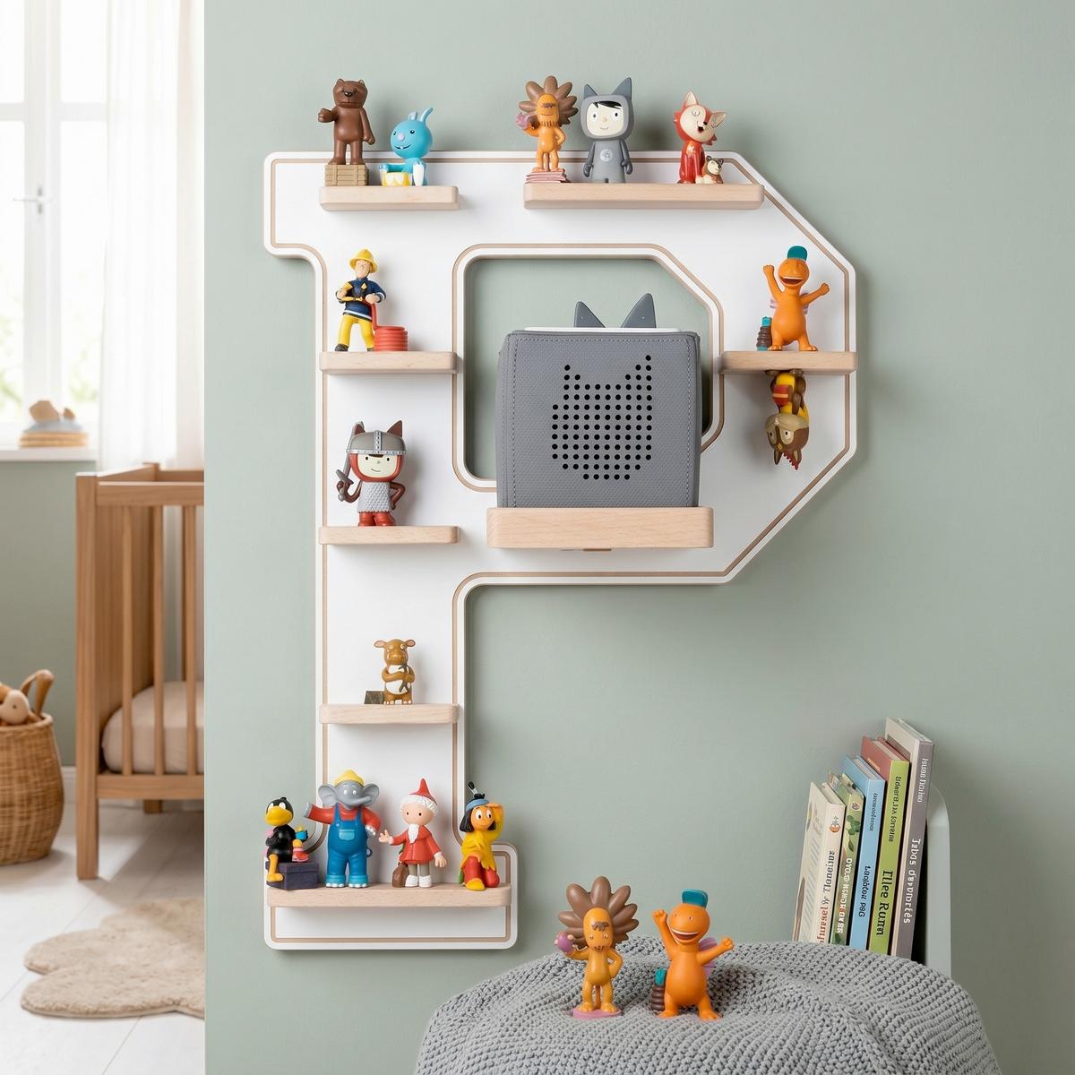 Kinderregal Boarti Weiß B: 40 cm - Weiß, MODERN, Holzwerkstoff (40/54cm) - Livetastic