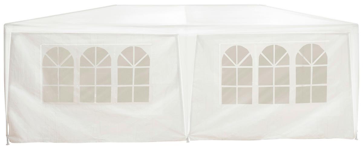 Pavillon Gazebo & Sidewalls 2.5x6x3mtr - Weiß, Basics, Kunststoff/Metall (600/300/250cm)
