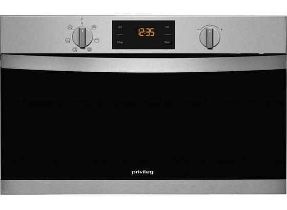 Einbau Grill-Mikrowelle Pmdk3 3338 In - Silberfarben/Schwarz, Basics, Metall (59,5/38,5/49,4cm) - Privileg Einbau Grill-Mikrowelle Pmdk3 3338 In - Silberfarben/Schwarz, Basics, Metall (59,5/38,5/49,4cm) - Privileg