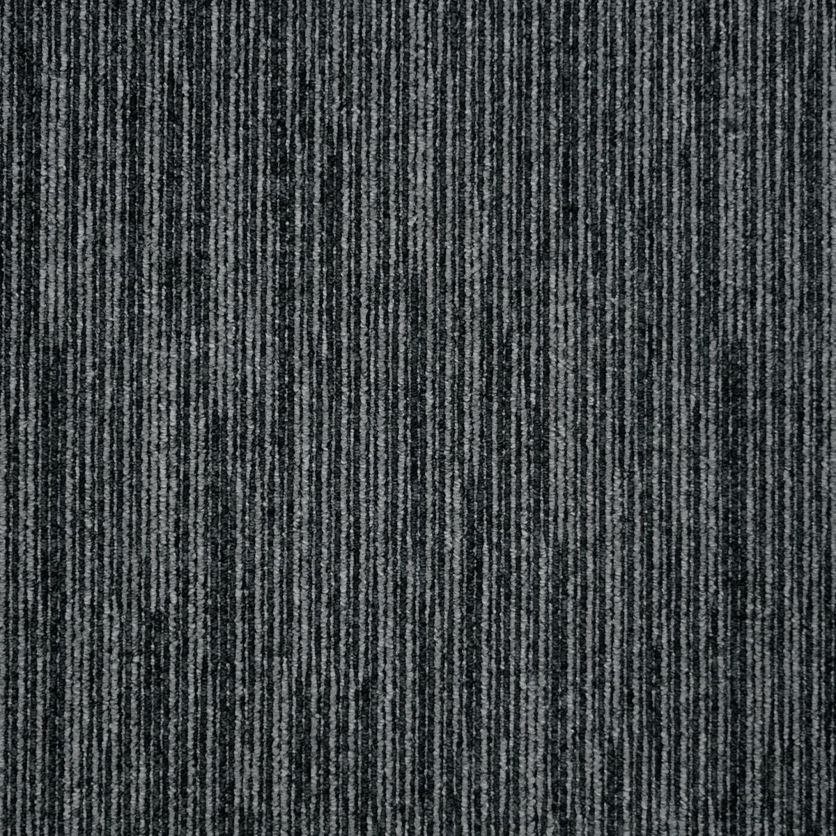 Teppichfliese Grau Ambition 50x50 cm Florhöhe 3 mm - Dunkelgrau/Hellgrau, Basics, Textil (50/50cm)