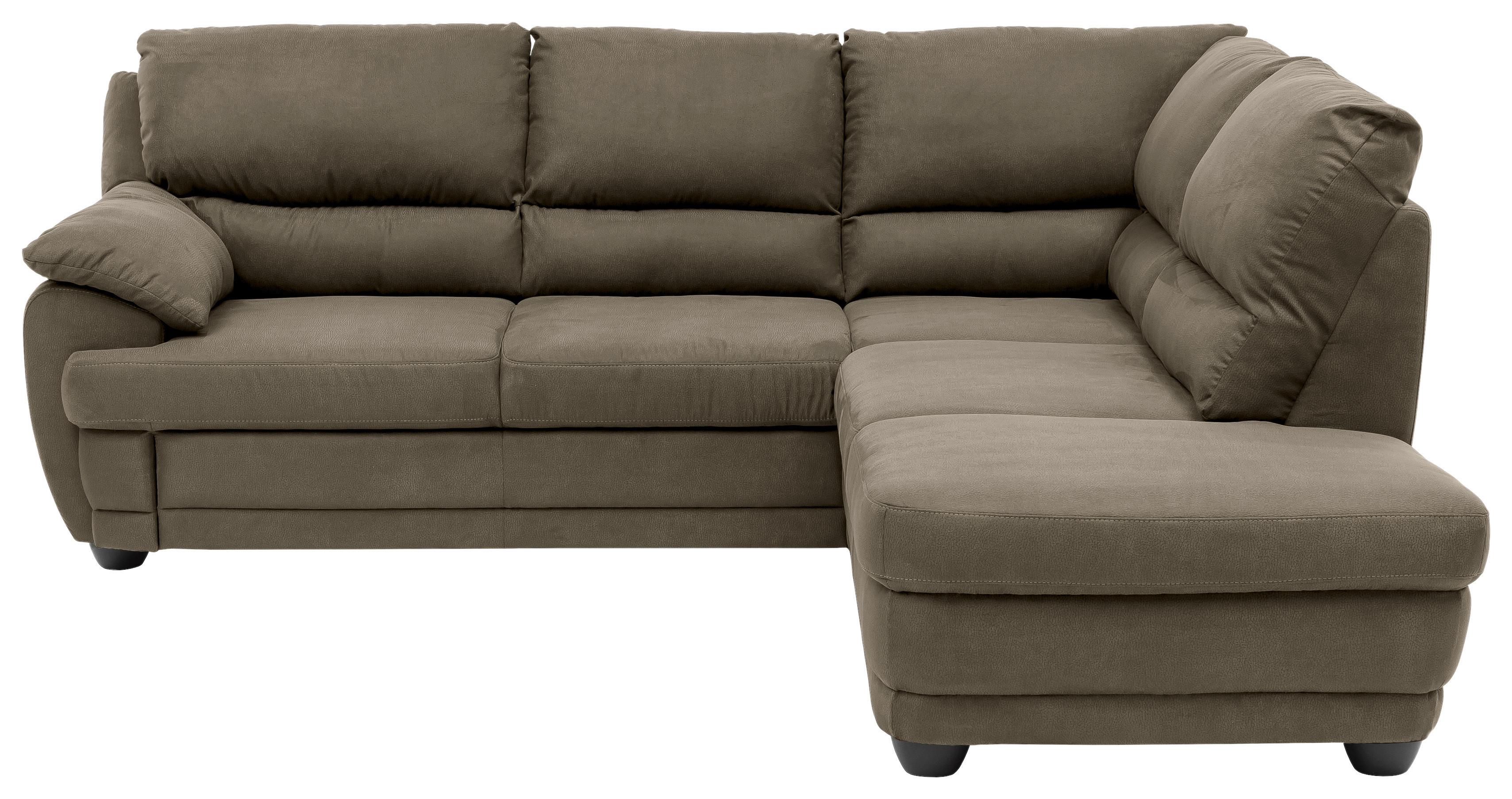 Ecksofa Nebolo Grau S. 245x225cm - Grau, Design, Textil (245/225cm) - Livetastic