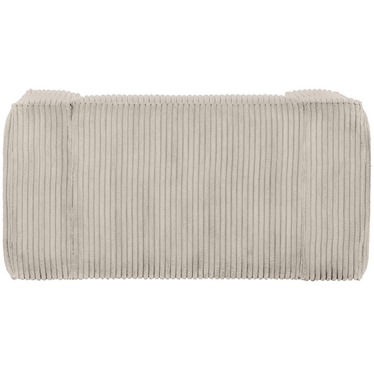 Sessel Bean Naturfarben B: 146cm - Schwarz/Naturfarben, Design, Textil (146/74/98cm) - Livetastic