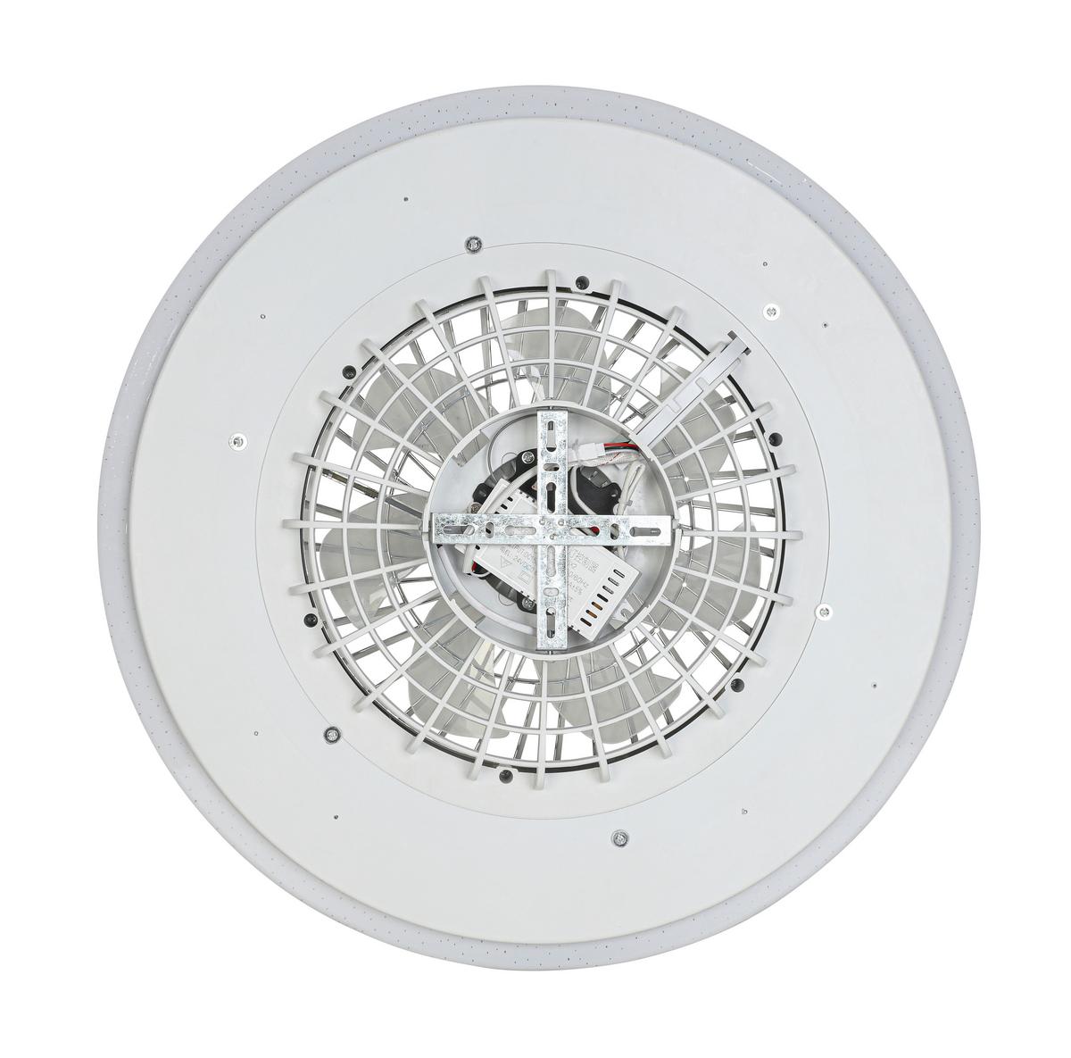 STROPNÉ LED SVIETIDLO LUFTIKU - biela/chrómová, Konventionell, kov/plast (58/14,5cm) - Premium Living