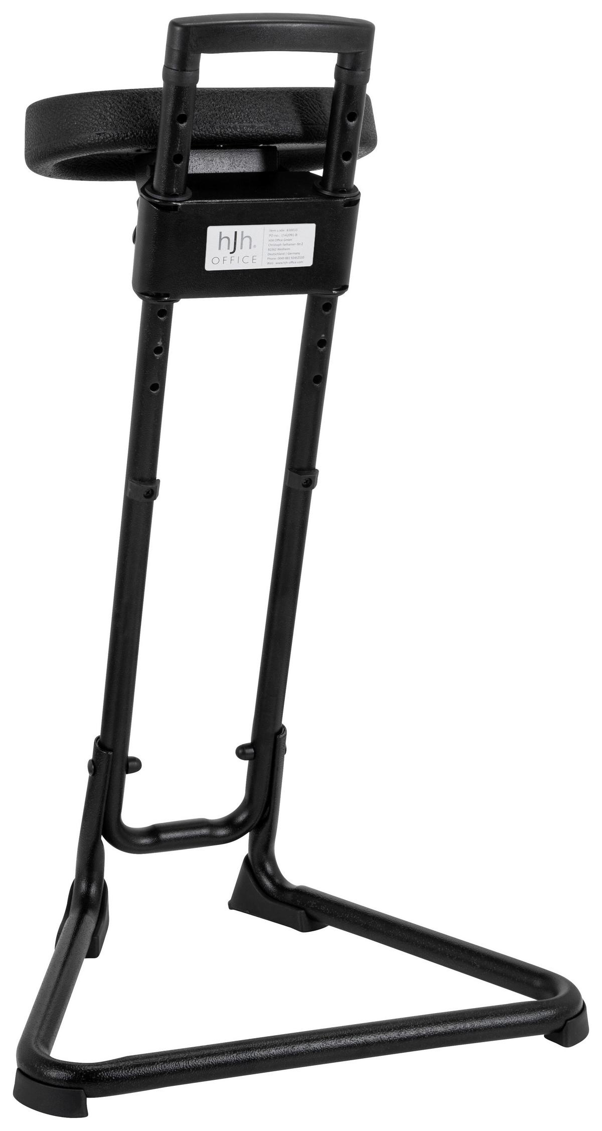 Stehhilfe Top Work 32 Pu - Schwarz, Basics, Kunststoff/Metall (50/86/43cm) - MID.YOU
