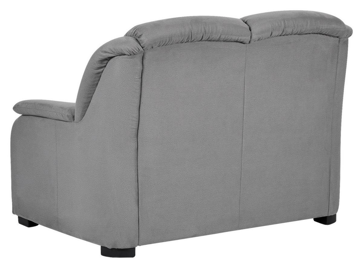 2-sitzer-sofa Marcus Sparta Hellgrau - Hellgrau/Schwarz, Basics, Textil (138/99/99cm) - MID.YOU