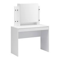 TOALETNÍ STOLEK EVA II -EXKLUSIV- - Moderní, kompozitní dřevo/sklo (100/140/45cm) - Mömax