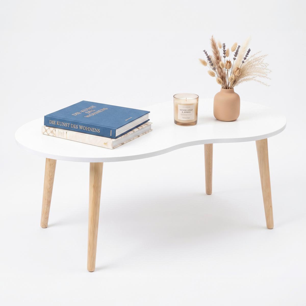 KONFERENČNÍ STOLEK "BARILO" - bílá/medový dub, Design, dřevo/kompozitní dřevo (90/50/42cm) - MID.YOU