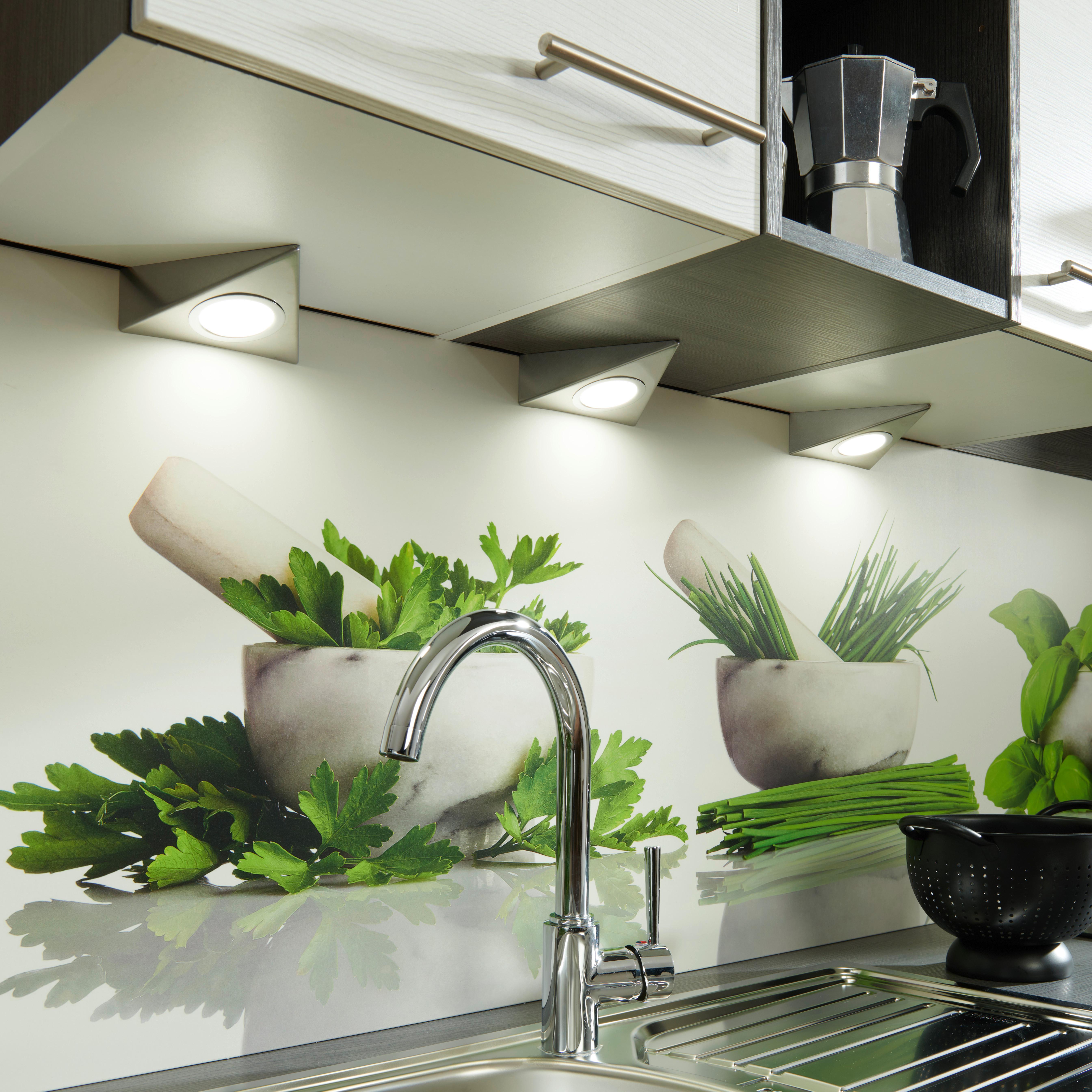 Küchenzeile Plan mit Geräten B: 280 cm Eiche Dekor/Weiß - Trend, Holzwerkstoff (280cm) - Express