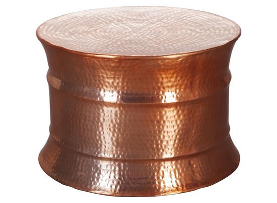 Runder Couchtisch Metall mit Ablage Karam, Kupferfarben - Kupferfarben, LIFESTYLE, Metall (62/62/41cm) - Livetastic Runder Couchtisch Metall mit Ablage Karam, Kupferfarben - Kupferfarben, LIFESTYLE, Metall (62/62/41cm) - Livetastic