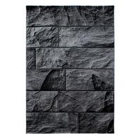 Flachwebteppich Parma - Schwarz, Design, Textil (140/200cm) - Novel
