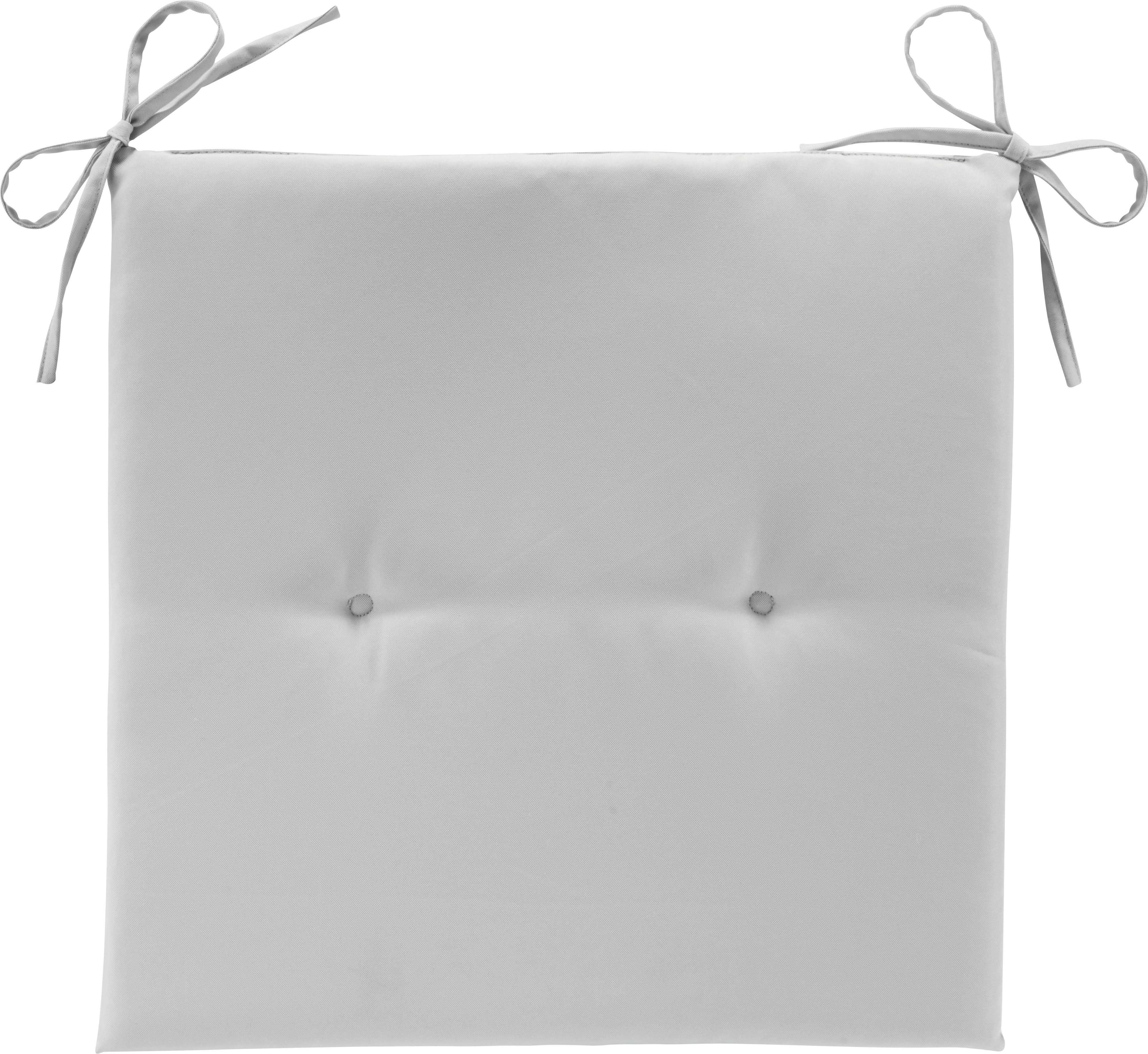 Polštář Na Židli Smokey - světle šedá, textil (40/2,5/40cm) - Modern Living