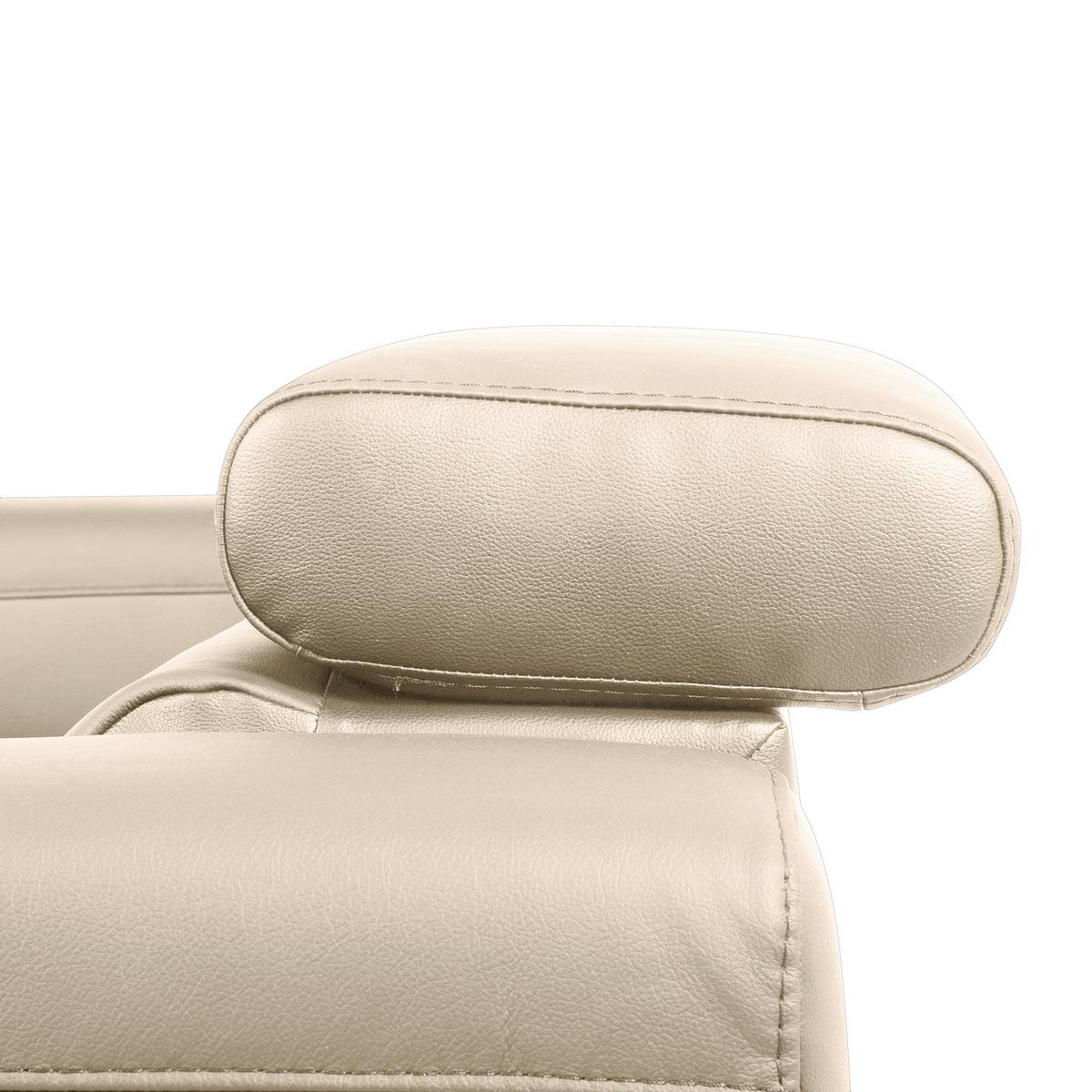 Ecksofa Torino Teilleder Grau 247x173 - Schwarz/Grau, Design, Leder/Textil (247/173cm) - Livetastic