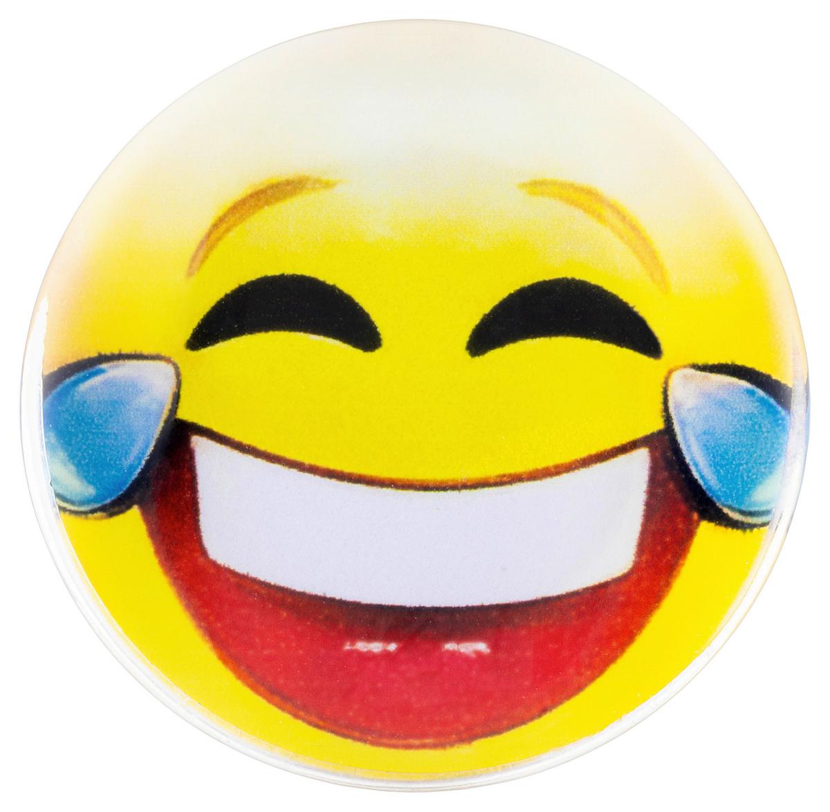 KÜHLSCHRANKMAGNET FINN - Gelb/Multicolor, Basics, Glas (4cm) - Ondega