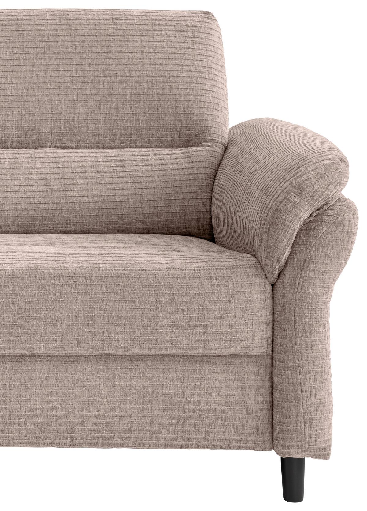 2-Sitzer-Sofa Cavoli, Beige B: 147 cm - Beige/Schwarz, MODERN, Textil (147/90/89cm) - Livetastic