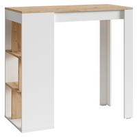 Bartisch Moby B: 110cm Eiche Artisan - Weiß/Eiche Artisan, MODERN, Holzwerkstoff (110/50/104cm) - MID.YOU