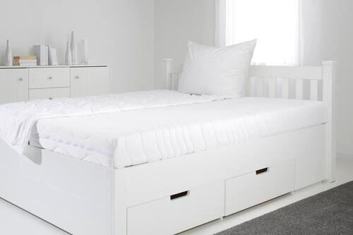Matrace z komfortní pěny Supra HARD 90x200cm, H4, V: 17cm - bílá, textil (90/200cm) - Nadana
