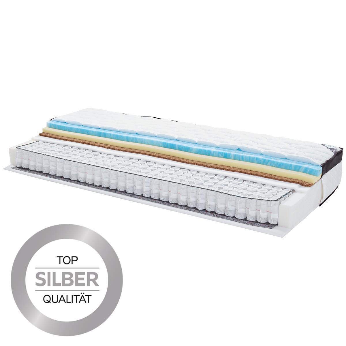 Taschenfederkernmatratze Pluma Coco 80x200cm fest