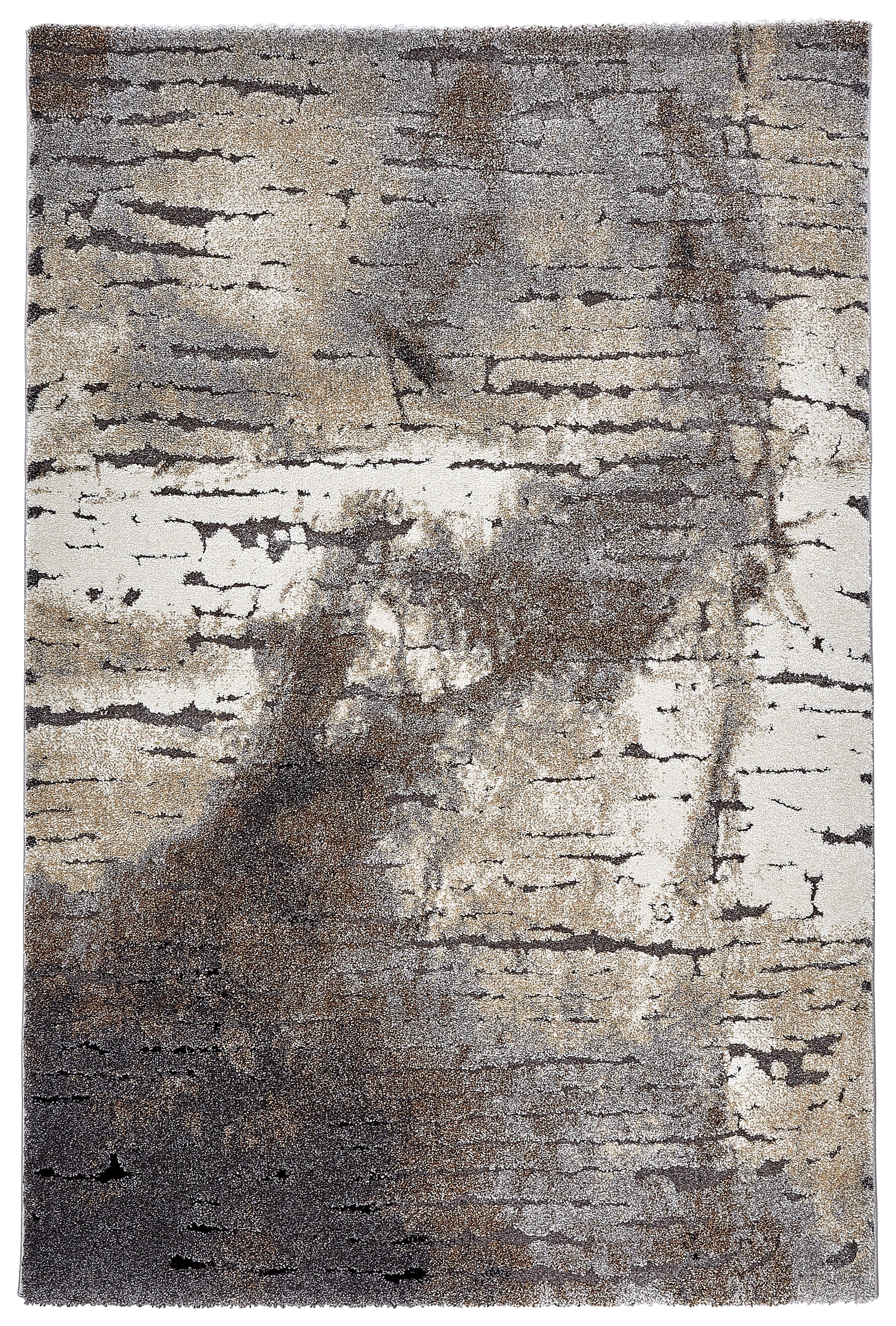 Webteppich Timber - Dunkelgrau/Anthrazit, Design, Textil (200/290cm) - WECON HOME