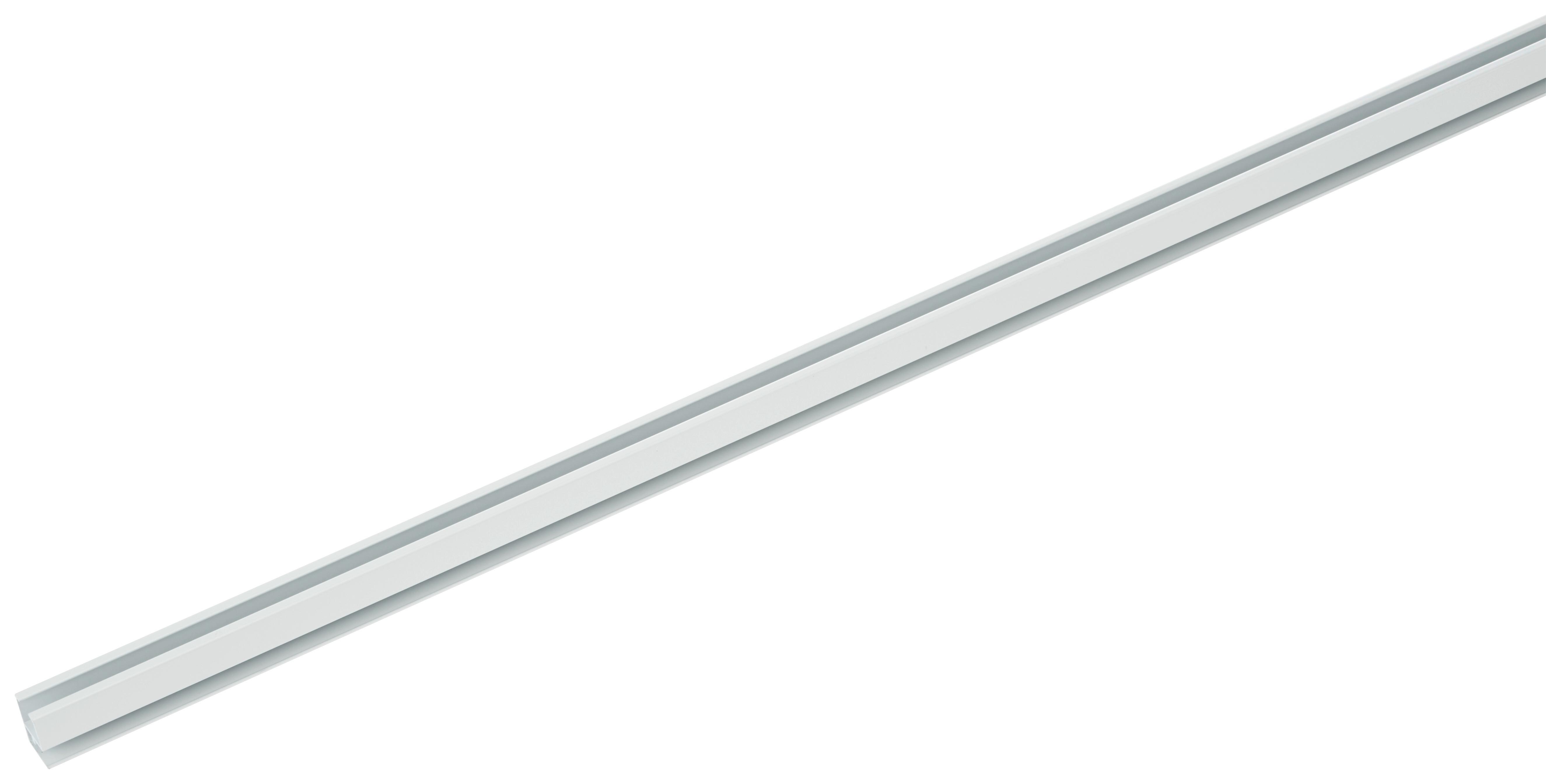 Záclonové koľajničky Style, 160 cm - biela, kov (160cm) - Premium Living