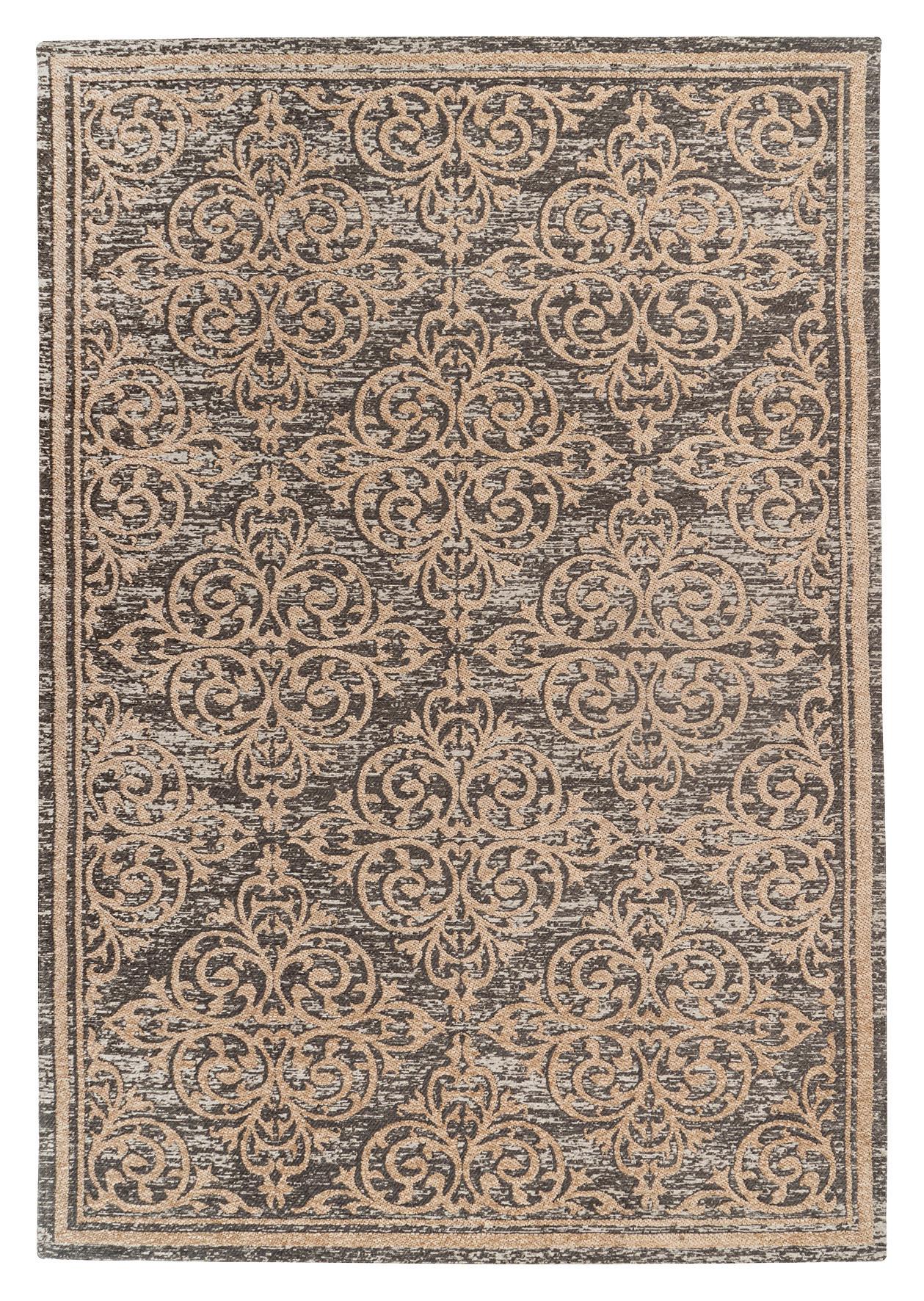 Flachwebeteppich Davio 100 - Beige, KONVENTIONELL, Textil (160/230cm)