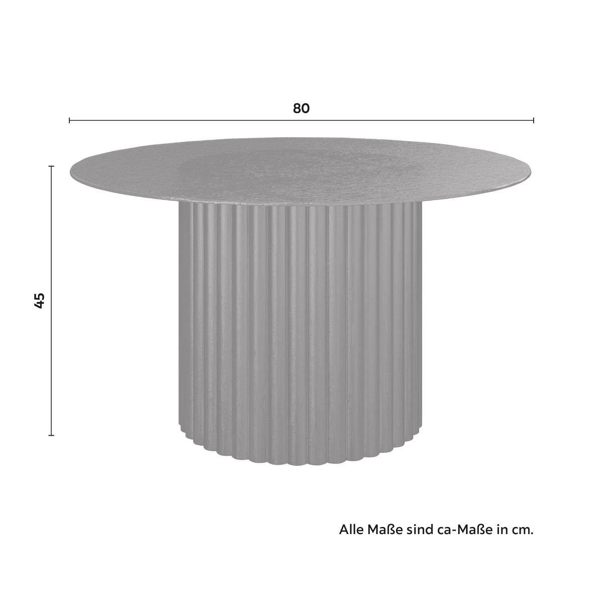 Konferenční stolek Zelia, š: 80 cm - černá, Moderní, dřevo/kompozitní dřevo (80/80/45cm) - Bessagi Home