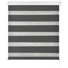 Doppelrollo Emanuel Halbtransparent 45x160 cm - Grau, MODERN, Kunststoff/Textil (45/160cm) - Luca Bessoni