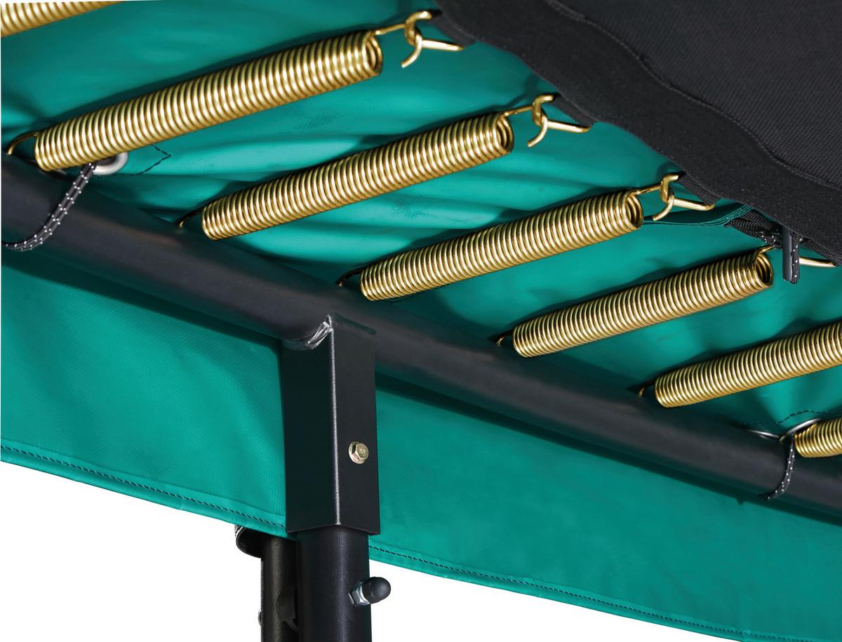 Trampolin 5375g - Grün, KONVENTIONELL, Metall (214/366cm) - Salta