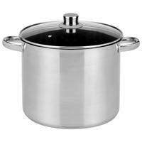 Fazék Michel - áttetsző/ezüstszínű, Modern, Üveg/fém (26/21cm) - James Wood