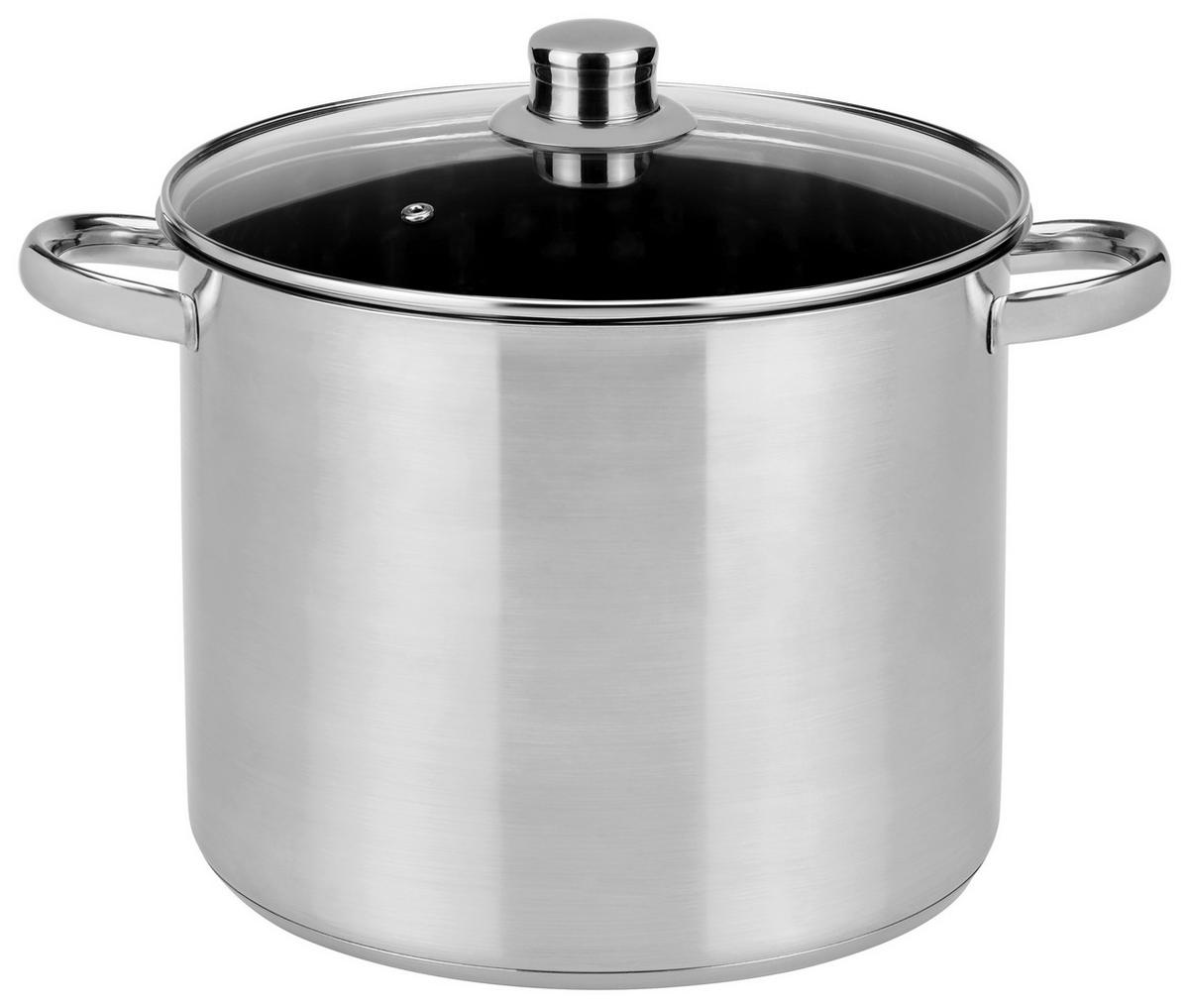 Fazék Michel - áttetsző/ezüstszínű, Modern, Üveg/fém (26/21cm) - James Wood