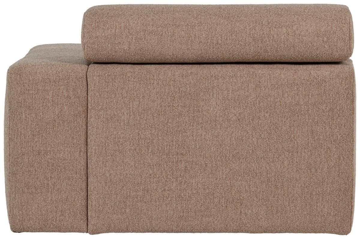 Sofaelement Novi Taupe B: 113cm - Taupe, Design, Textil (113/86/109cm) - Livetastic