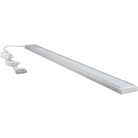 Aufbauleuchte Weiß 15 W Led - Weiß, Basics, Kunststoff/Metall (90/5/1,3cm)