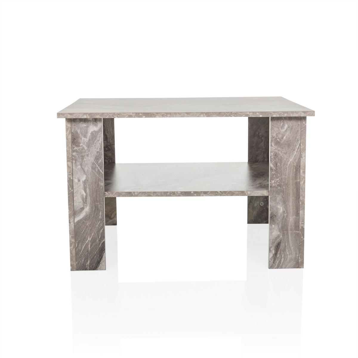 Couchtisch Bismo Grau B: 70 cm - Grau, MODERN, Holzwerkstoff (70/70/45cm) - MID.YOU