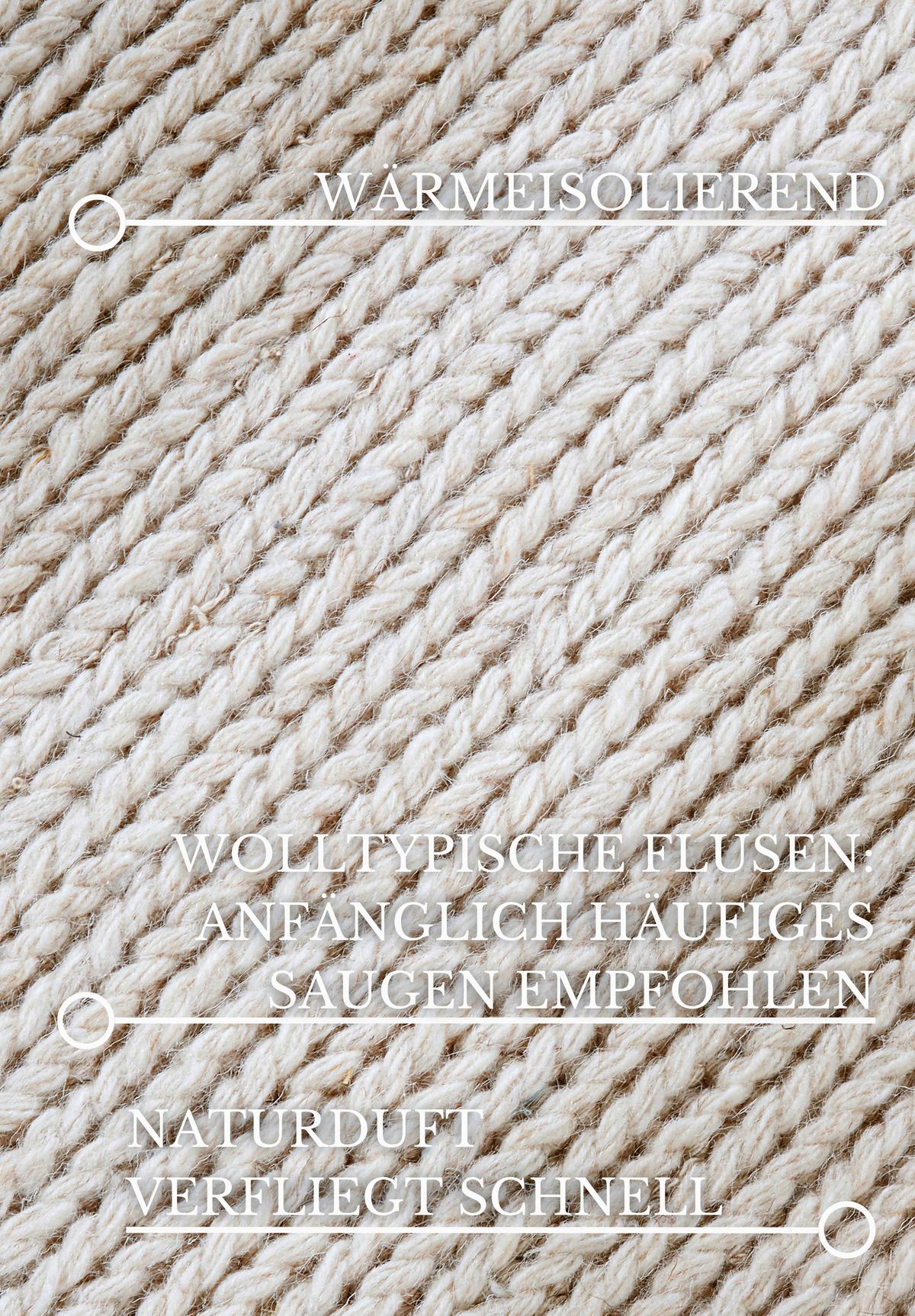 Handwebteppich V&b Francois Weiß 160x230 - Weiß, Basics, Textil (160/230cm) - Villeroy & Boch