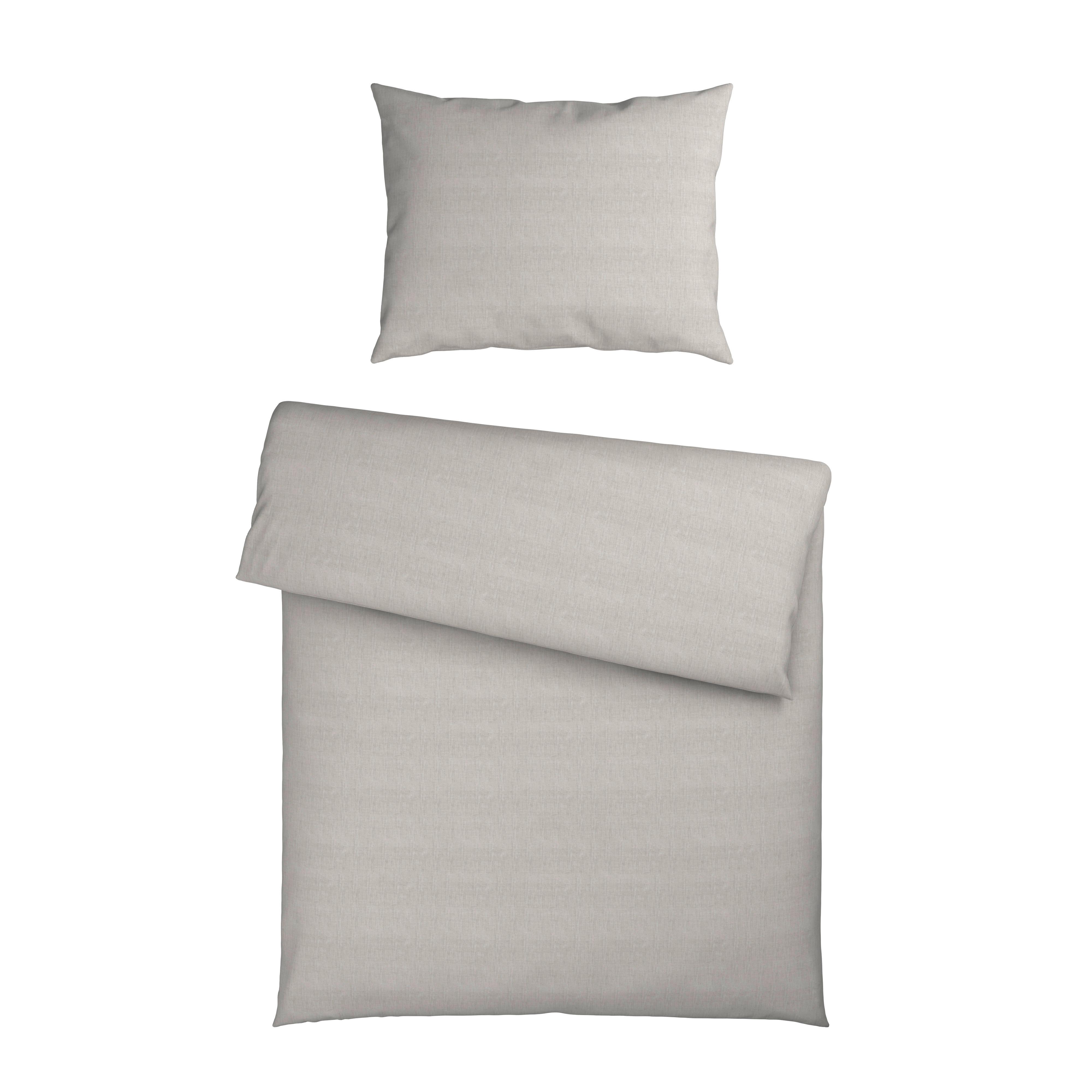 POVLEČENÍ TY, ca. 70x90/140x200cm - světle šedá, textil (140/200cm) - Mömax