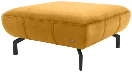 Hocker Looks Xiii - Schwarz/Orange, Design, Textil (83/44/83cm) - LOOKS by W.Joop