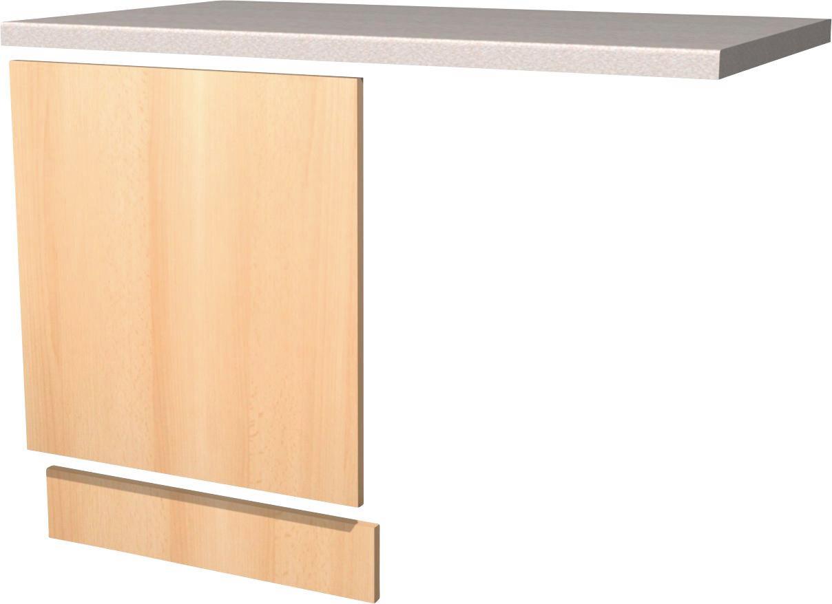 Alsószekrény Mosogatógéphez Nano - Bükk, modern, Faalapú anyag (100/60/32cm)