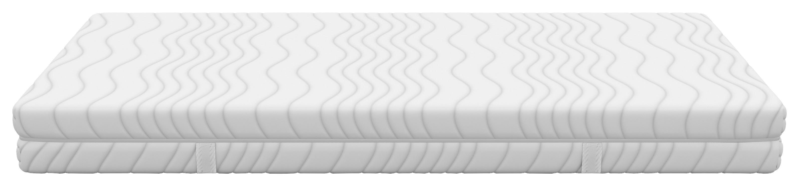 Kaltschaummatratze Nizza Comfort 80x200 Cm H3 H: 21 Cm - Weiß, Textil (80/200cm) - Primatex Deluxe