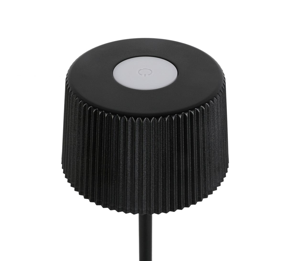 NABÍJATEĽNÁ STOLNÁ LAMPA THREMO - čierna/biela, Modern, kov/plast (11/30/21,1cm) - Mömax