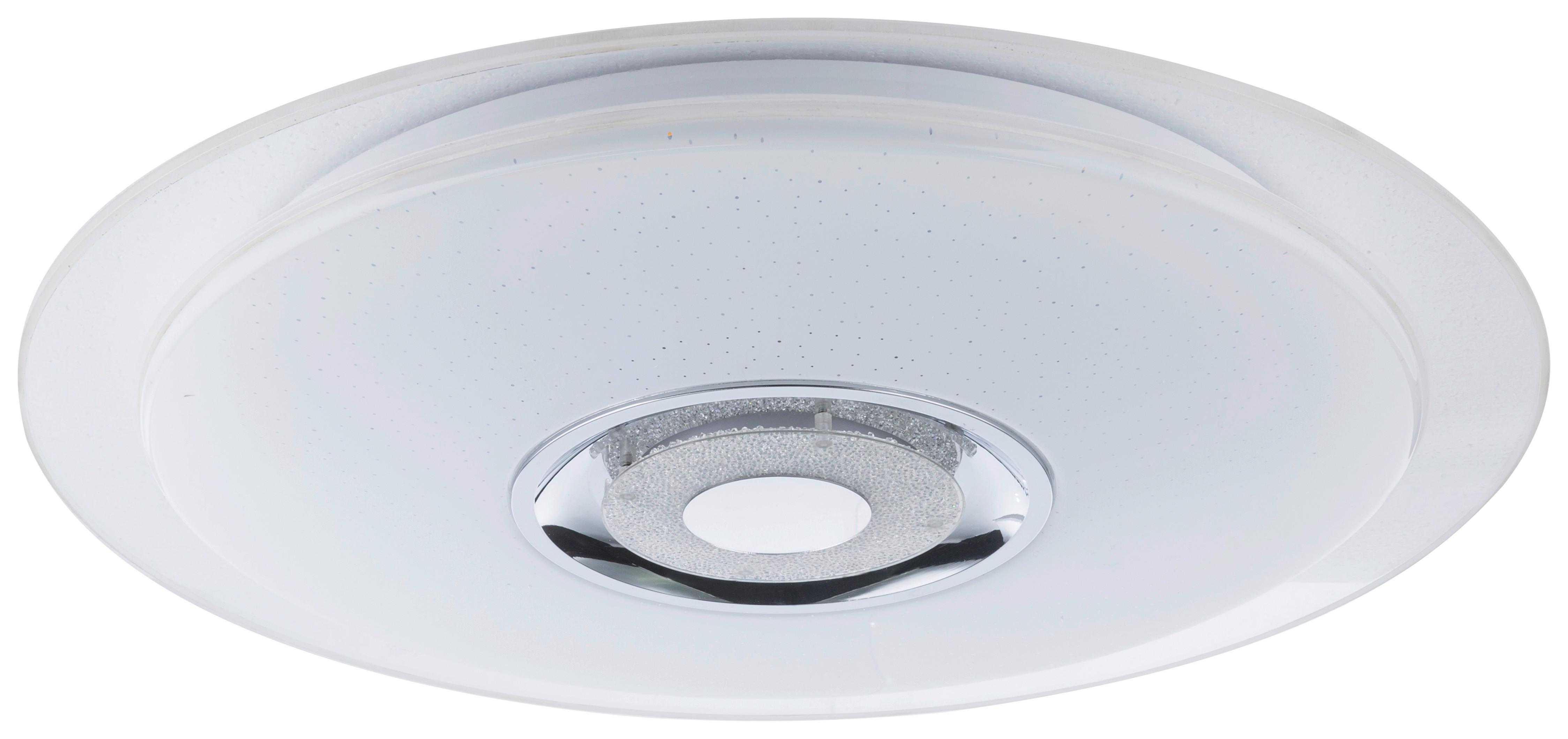 LED-Deckenleuchte Ø 47,5 cm mit Farbwechsler und Bluetooth - Opal/Weiß, MODERN, Kunststoff/Metall (47,5/5,7cm)