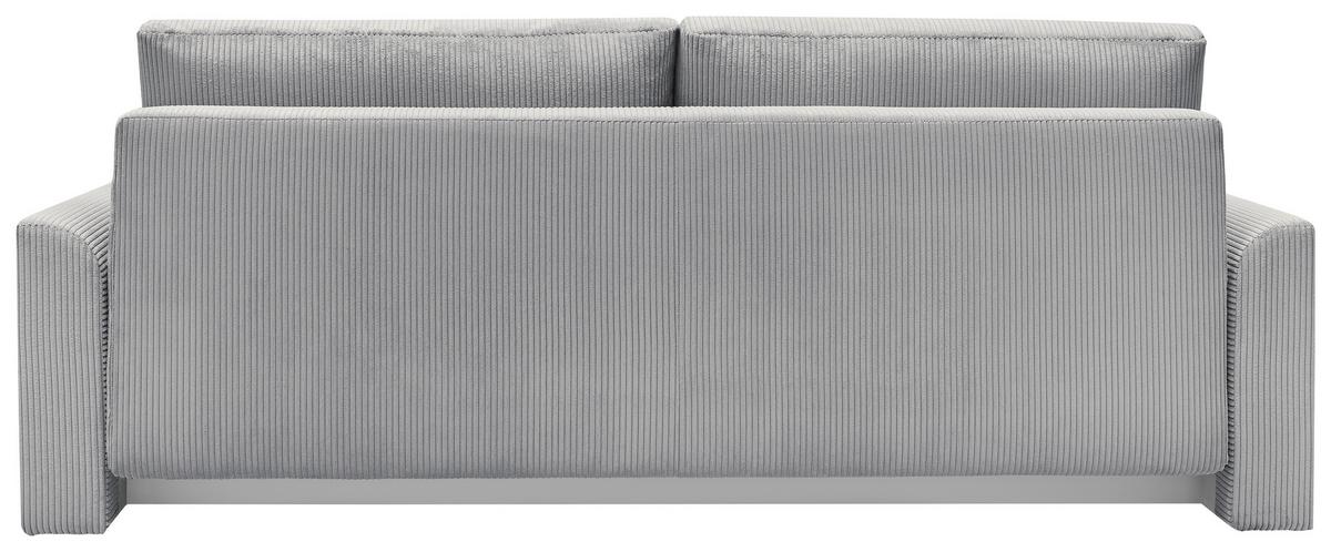 Rozkladacia pohovka KIM, sivý menčester - sivá, Modern, drevo (234/90/103cm)