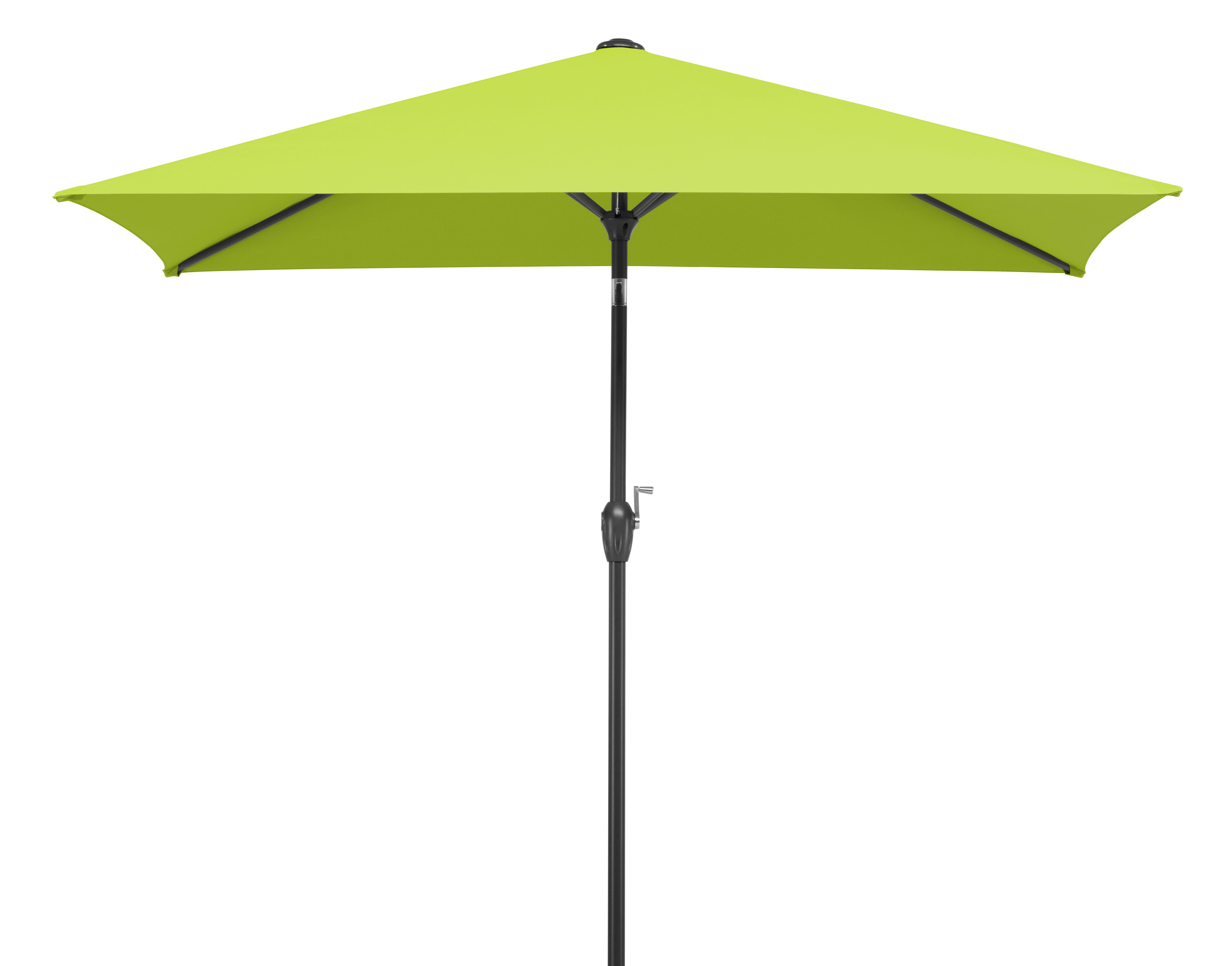Sonnenschirm Bilbao BxHxT: 210x228x130 cm Hellgrün - Anthrazit/Hellgrün, Basics, Textil/Metall (210/228/130cm) - Schneider