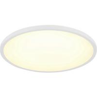 LED-DECKENLEUCHTE MAURICE - Weiß, Basics, Kunststoff (42/2,8cm) - Luca Bessoni