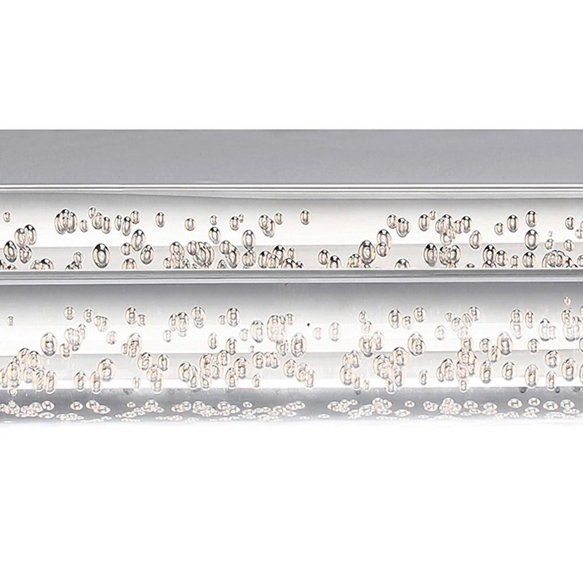 Bad-wandleuchte Ip44 Chromfarben L: 50 Cm - Chromfarben, Basics, Kunststoff/Metall (50/6/8cm)