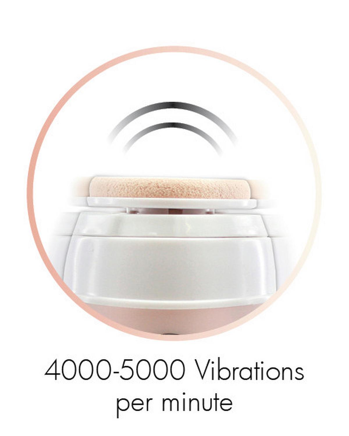 Massagegerät Perfect Make-up Für Gesicht Inkl. Schwamm - Hellrosa, MODERN, Kunststoff (5,7/8,5cm)